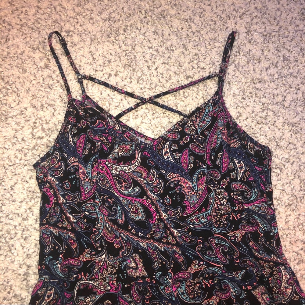Hollister Purple Paisley Romper💜 - Picture 2 of 6